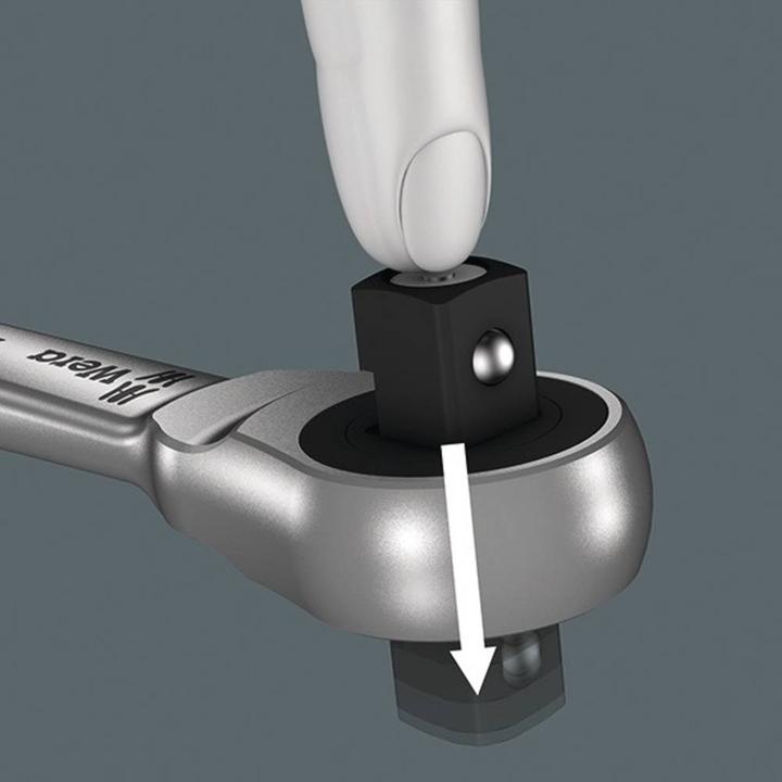 Produktbild Wera 8100 SA 12 HF Zyklop Metal-Knarrensatz (6 mm, 12 mm, 10  mm, 7 mm, 11 mm, 5 mm, 8 mm, 9 mm, 13 mm)