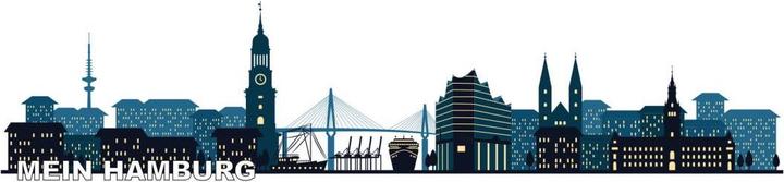 Actual product image Trenddeko Skyline My Hamburg 02 (120 x 29 cm)