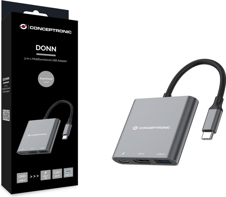 Actual product image Conceptronic DONN01G (USB-C, 1 Ports)