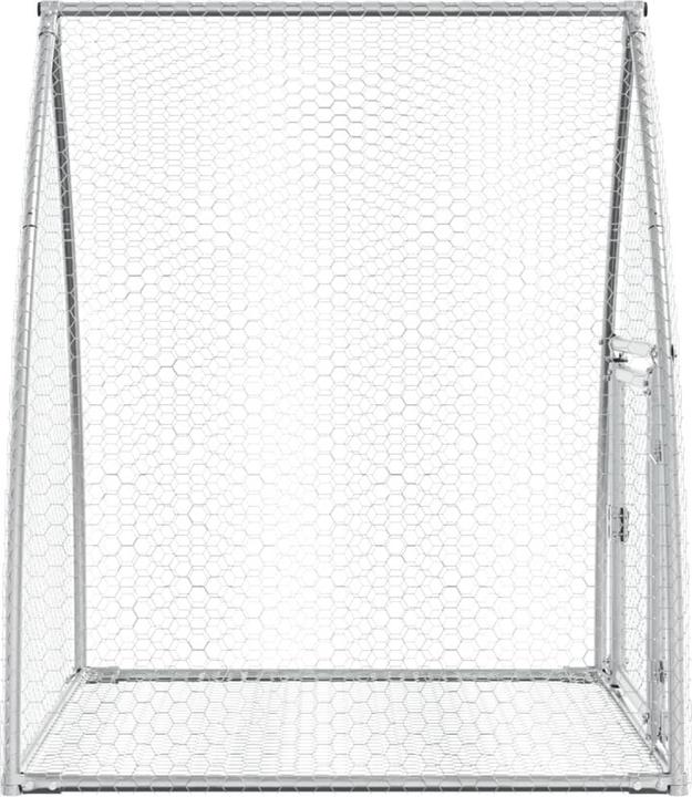 Produktbild vidaXL Klatka dla królików, srebrna, 100x105x120cm, stal galwanizowana