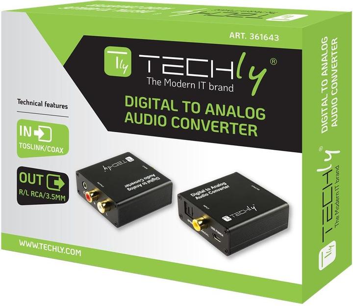 Produktbild Techly Digital to Analog Audio Converter (Digital -> Analog)