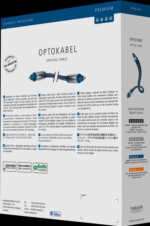 Produktbild Inakustik Digital Opto (1 m, Optisch)