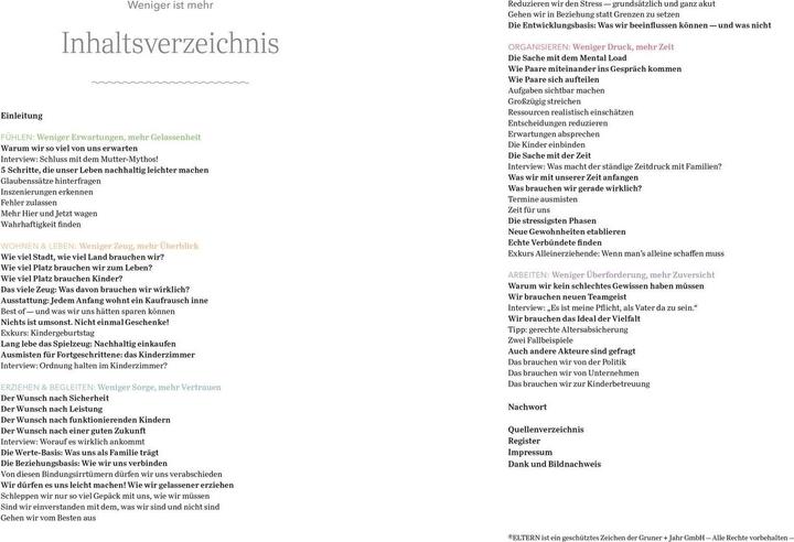 Produktbild ELTERN-Ratgeber. Weniger ist mehr — was Familien wirklich brauchen (Deutsch, Leonie Schulte, 2022)