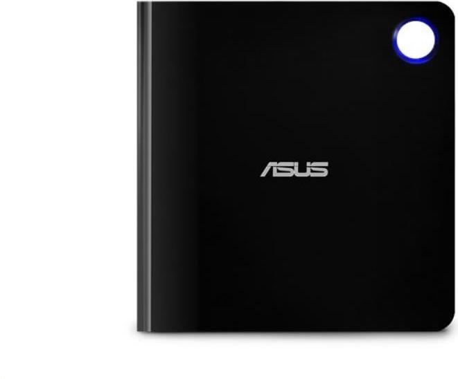 Actual product image ASUS SBW-06D5H-U BLACK USB3.1 (Blu-ray burner, Blu-ray drive, CD burner, CD drive, DVD drive, DVD writer)