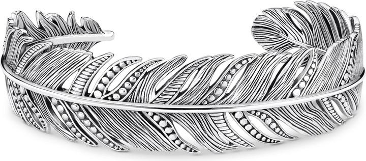 Thomas Sabo Armreif Feder (17 cm, Sterlingsilber)