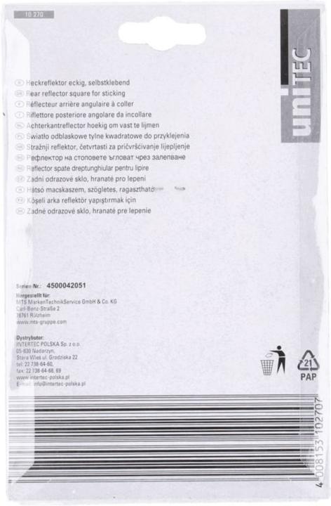 Immagine prodotto Unitec Riflettore posteriore