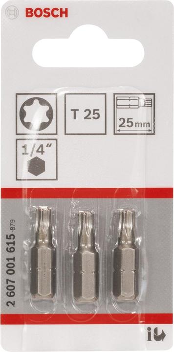 Actual product image Bosch Professional Zubehör Screwdriver bit (Hexagon socket TX)