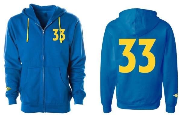 Produktbild Dpi Merchandising Fallout Zipper Hoodie ""Vault 33"" Blue (XL)