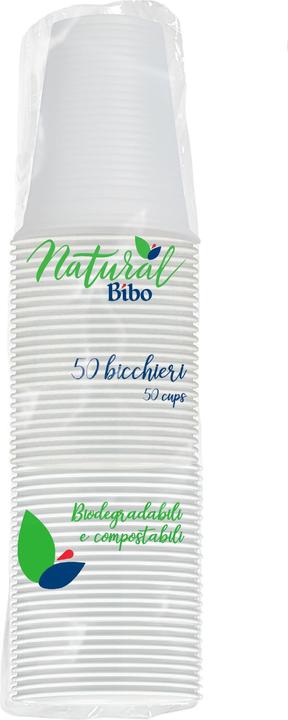 Actual product image Bibo 50 200ml Biodegradable And Compostable Bioplastic Cups (50x)