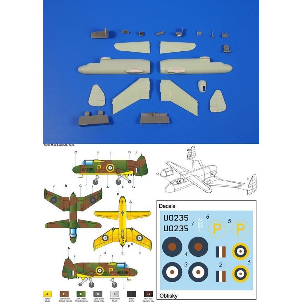 Planet Models Miles M.35 Libellula