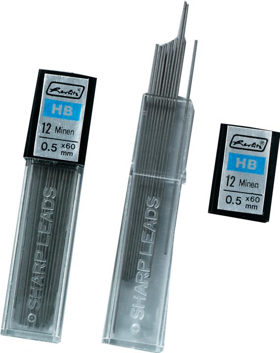 Actual product image Herlitz Mechanical pencil leads (1 Piece, Black, 0.00 mm)