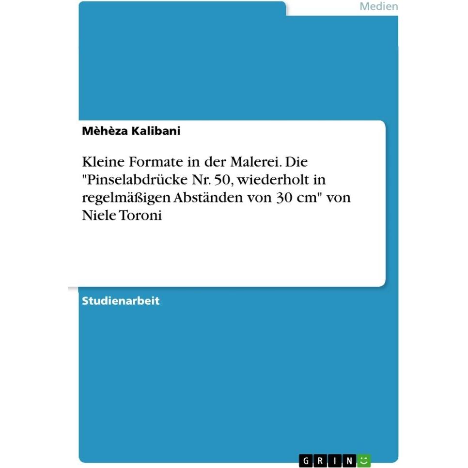 Kalibani:Kleine Formate in der Malerei., Sachbücher