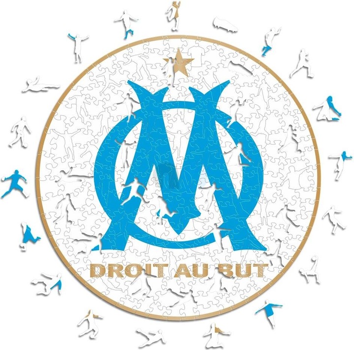 Image du produit Iconic Olympique de Marseille - Logo - Puzzle en bois Taille L (500 pièces) (500 pièces)