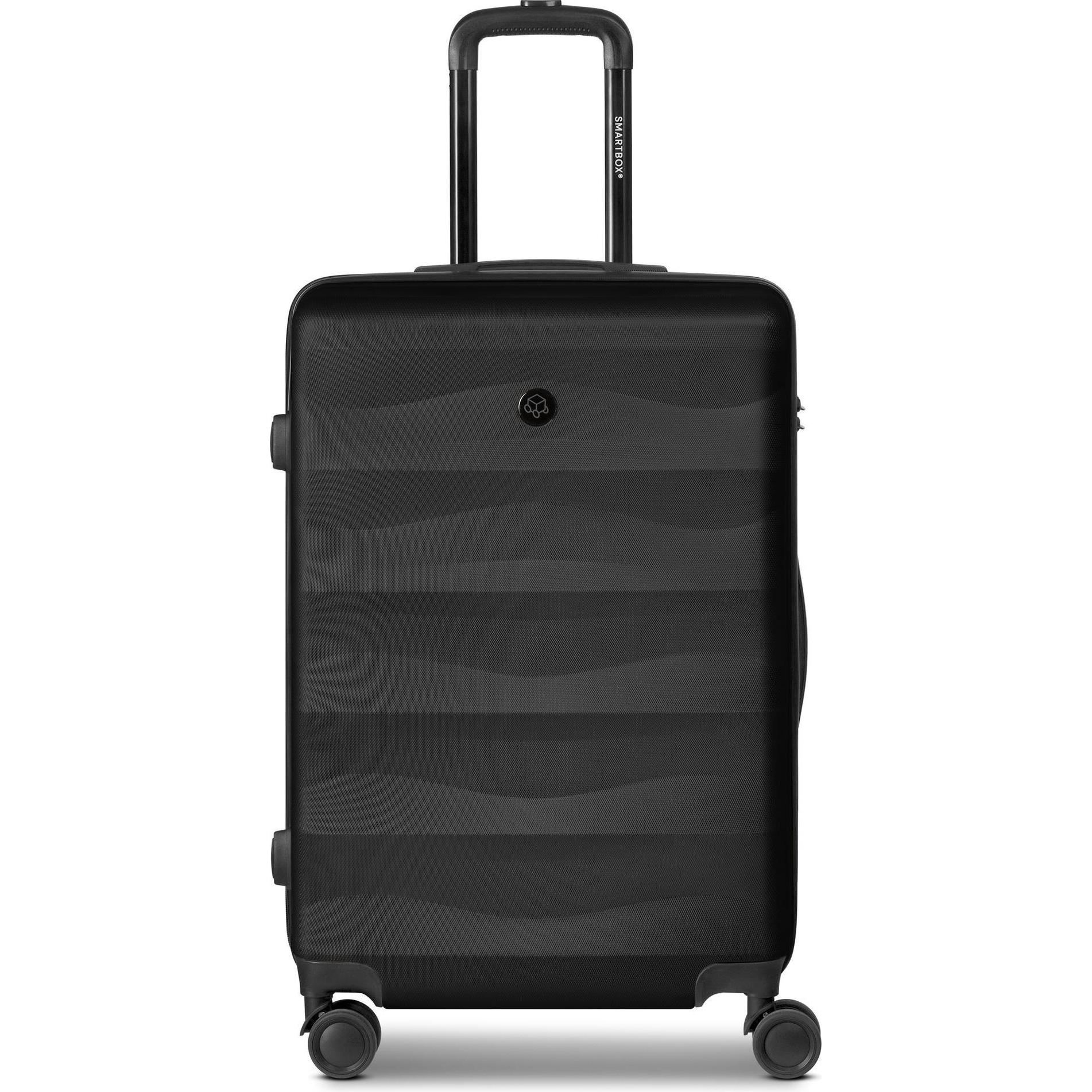 Smartbox, Koffer, Edition 03 4 Rollen Trolley 65 cm, Schwarz, (68 l, M (50 - 90l))