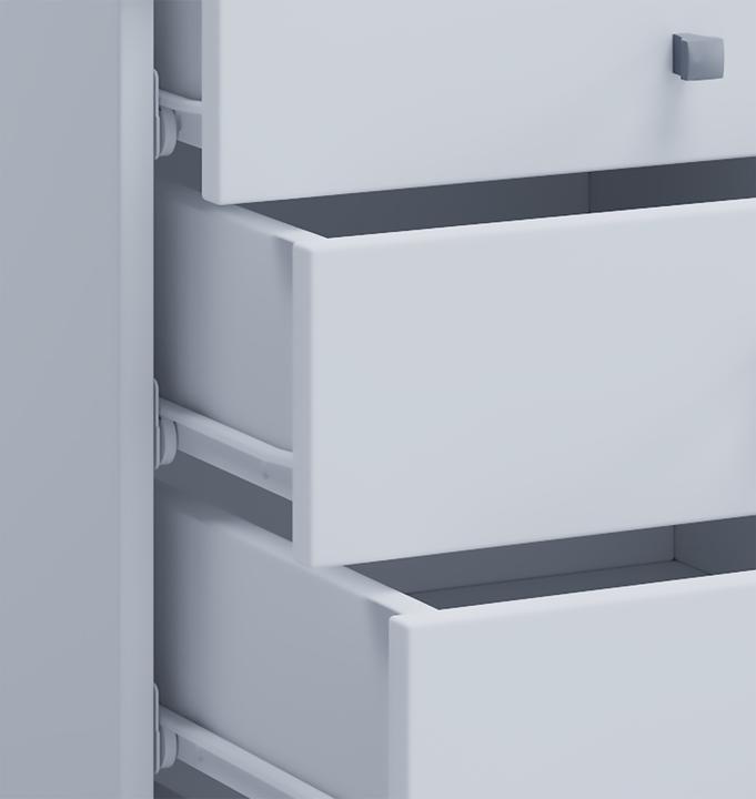 Actual product image VCM Wooden office cabinet mobile pedestal Lona with drawer (42 x 57 x 50 cm)