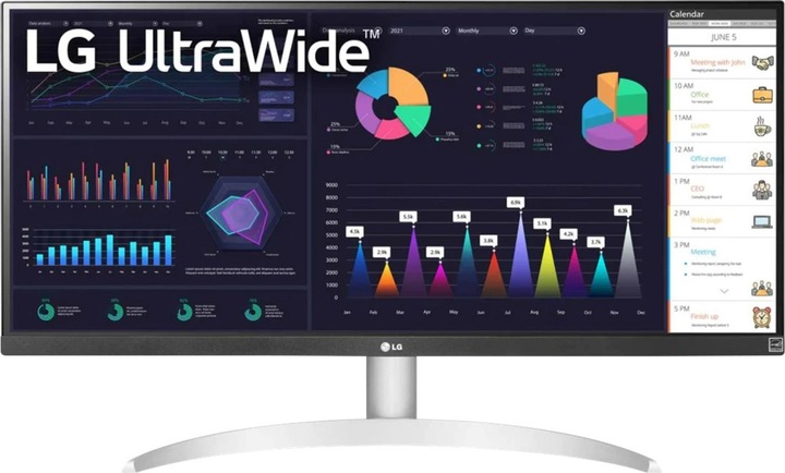 Produktbild LG 29WQ600-W.AEU (2560 x 1080 Pixel, 29")