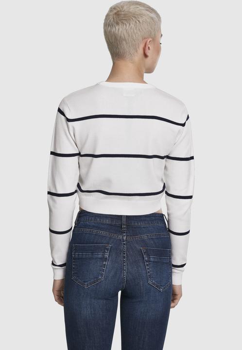 Produktbild Urban Classics Ladies Short Striped Sweater (XL)