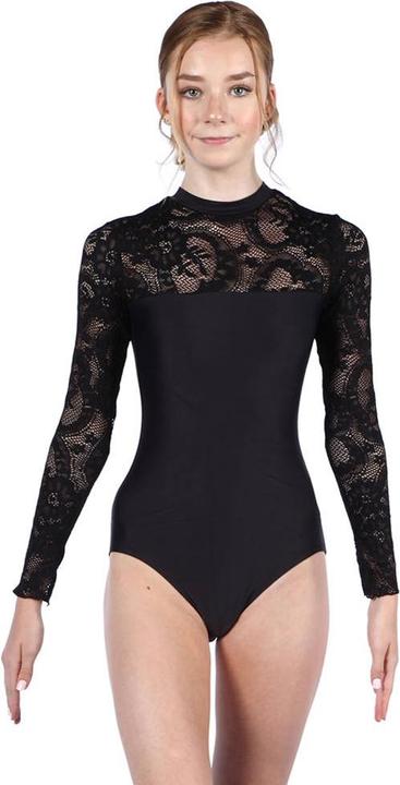 Sansha Long sleeve dance body with lace