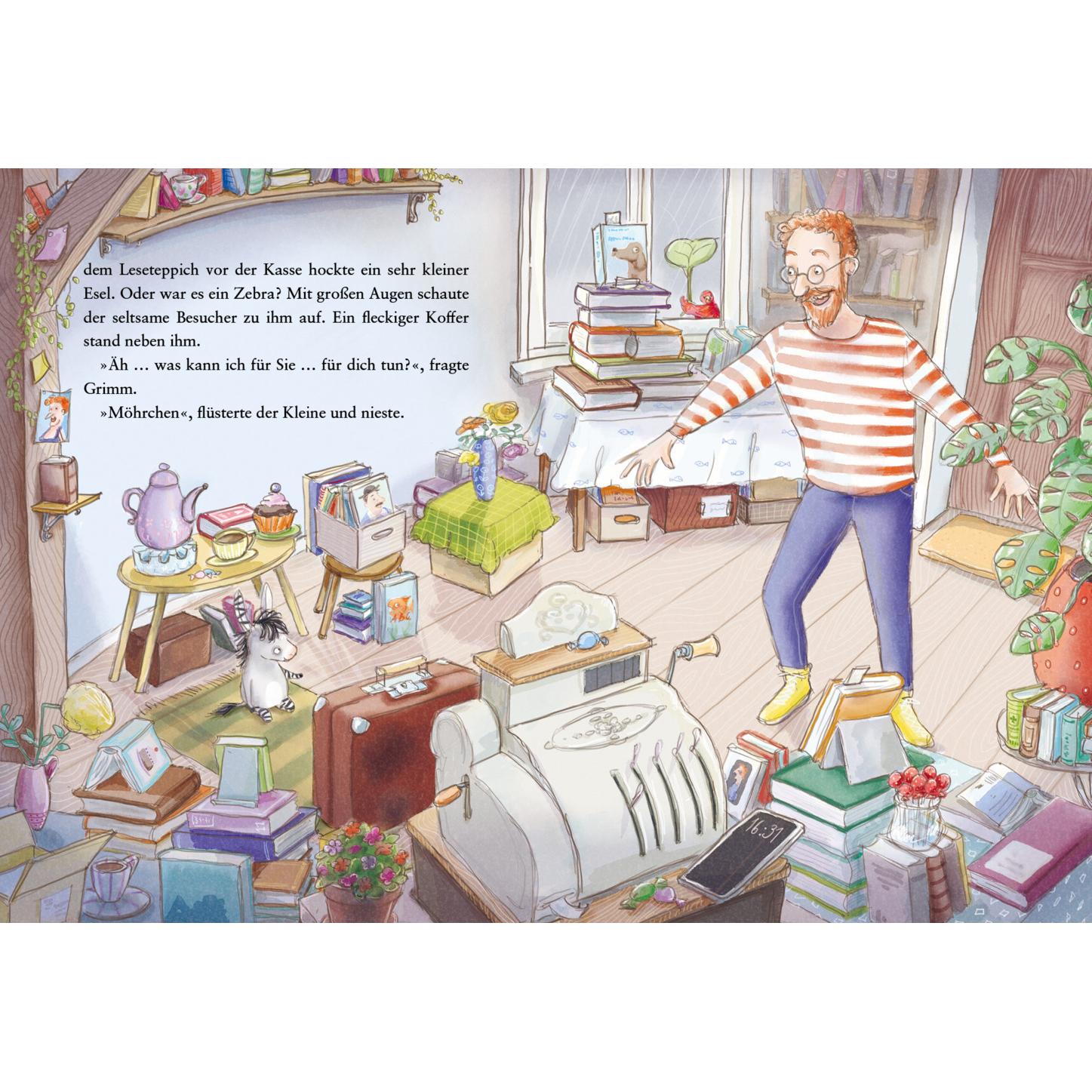 Thumbnail - Grimm und Möhrchen – Ein Zesel zieht ein, Kinderbücher von Stephanie Schneider, Stefanie Scharnberg