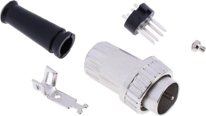 Produktbild RS PRO DIN-Stecker Gerade 5-polig, 100 V ac / 1A Kabelmontage