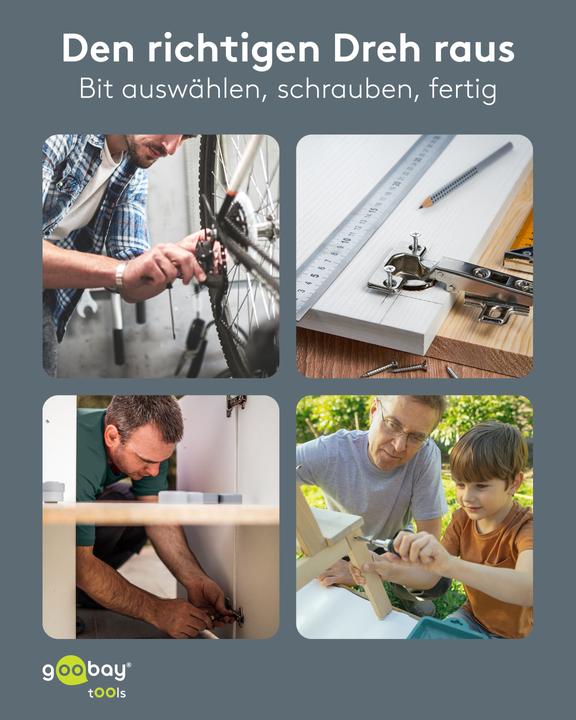 Produktbild Goobay Schraubendreher-Set mit 26-tlg. Bitsatz