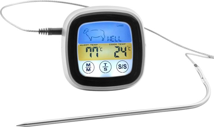 Produktbild Dangrill Fleischthermometer Digital, bis 250 Grad, Schwarz