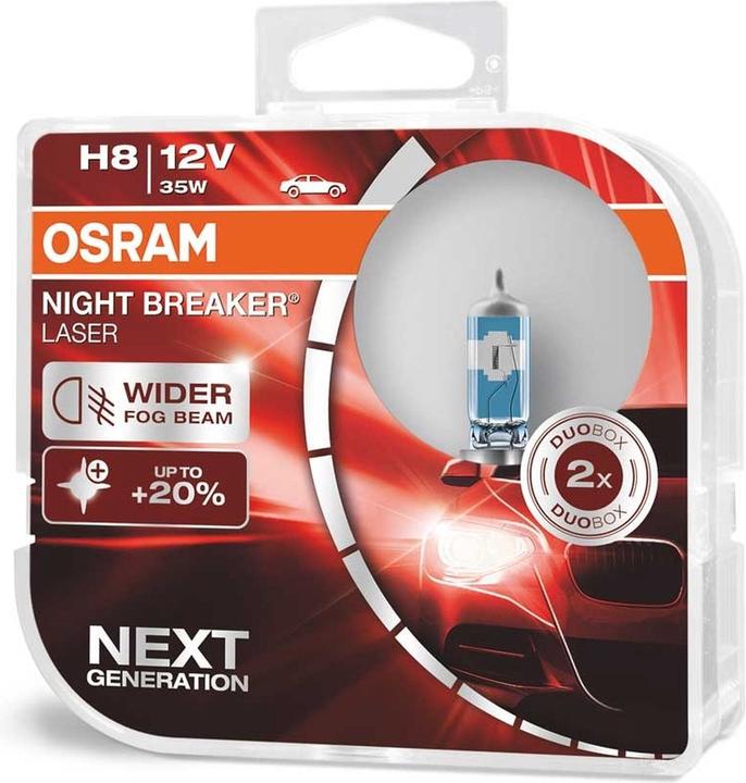 Actual product image Osram Night Breaker (H8)