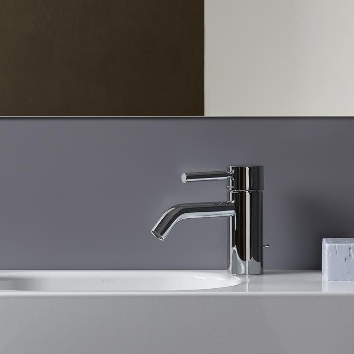Actual product image Dornbracht Meta single-lever basin mixer with pop-up waste, 135 mm projection