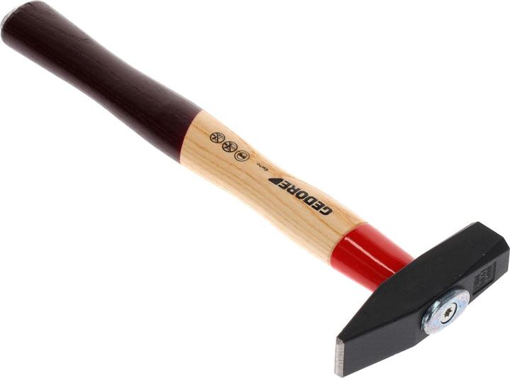 Actual product image Gedore 600 E-400 Metalworker's hammer ROTBAND-PLUS with ash handle, 400 g (605 g)