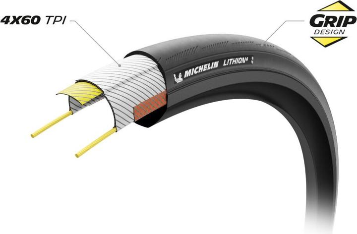 Actual product image Michelin Lithion 4 foldable (28-622)
