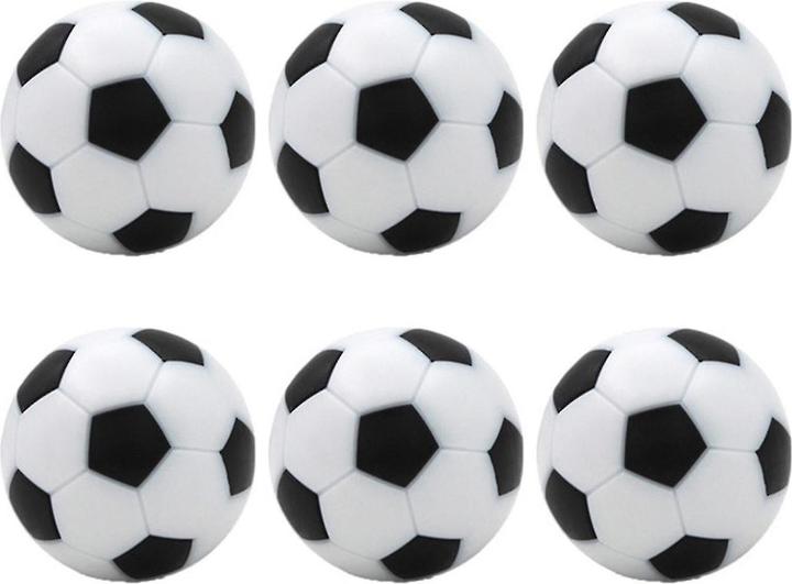 Natural games Ersatz-Fussbälle für Kickertisch 6 Stück