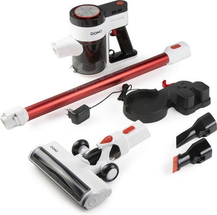 Actual product image Domo BLCD Clean Star DO242SV cordless handheld hoover 21.6V cyclone technology