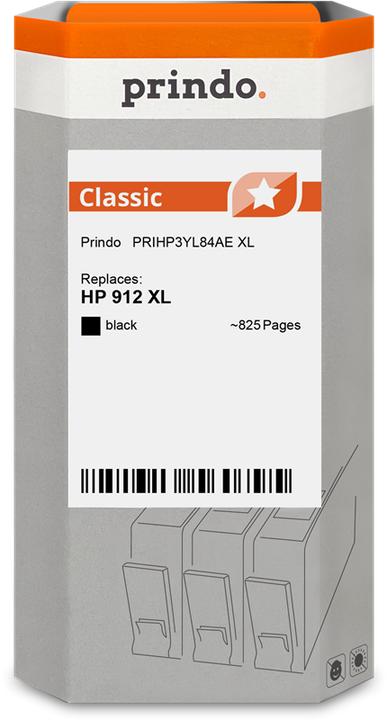 Produktbild Prindo kompatibel mit HP 912 (BK)