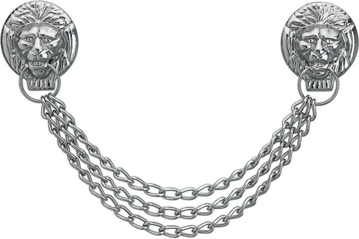 FHB Lion head necklace silver
