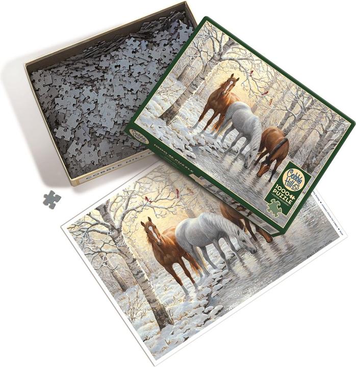 Produktbild Cobble Hill Puzzle 1000 pieces Winter Trio (1000 Teile)