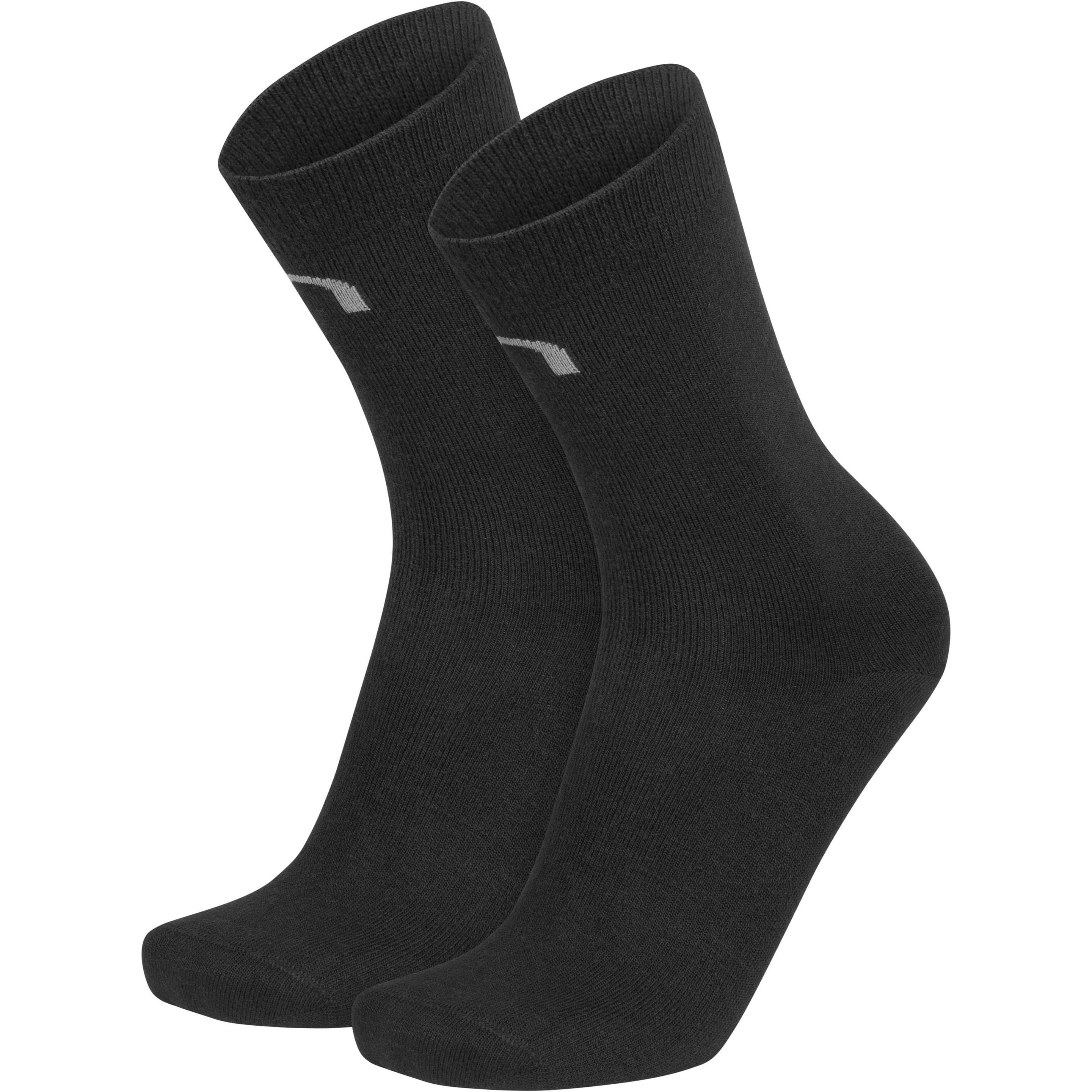 Normani, Herren, Socken, 2 Businesssocke aus Merinowolle, Schwarz, (2er Pack, 47 - 50)