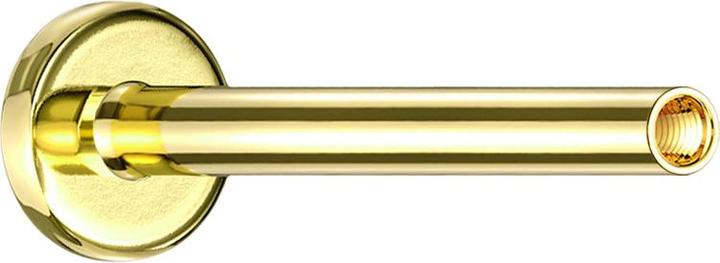 Produktbild Star Piercing Micro Labret-Stab vergoldet mit 0.8 mm Innengewinde (Titan, ohne Messing)