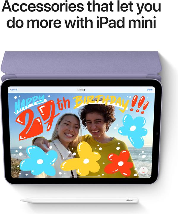 Productafbeelding Apple iPad mini 2021 (6e generatie) (5G, 8.30", 256 GB, Ruimte grijs)