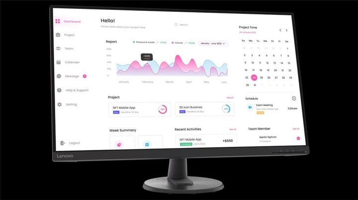 Actual product image Lenovo D32-40 (1920 x 1080 pixels, 31.50")