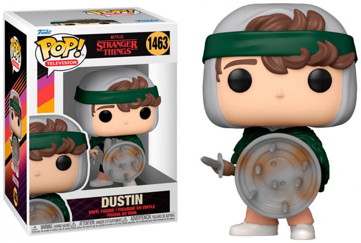 Produktbild Funko Stranger Things POP! TV Vinyl Figur Hunter Dustin with Shield 9 cm