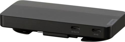Actual product image Lenovo USB-C Dual Display Travel Dock (w/ adapter) (USB-C, 7 ports)
