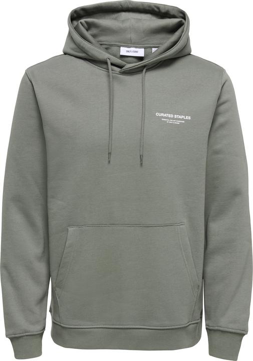 Produktbild Only & Sons Onscurated Reg Hoodie Sweat Big Print (S)