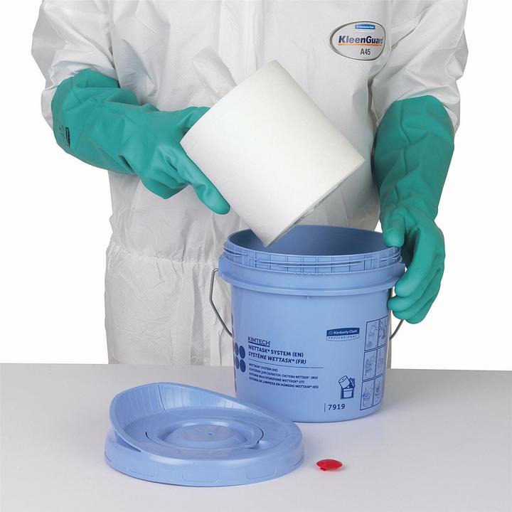 Actual product image Kimberly-Clark KIMTECH* WETTASK roll wipe 4 dispenser buckets blue (7919) (1 pcs.)