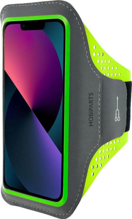 Mobiparts Comfort Fit Sport Armband Apple iPhone 13 Neon Green