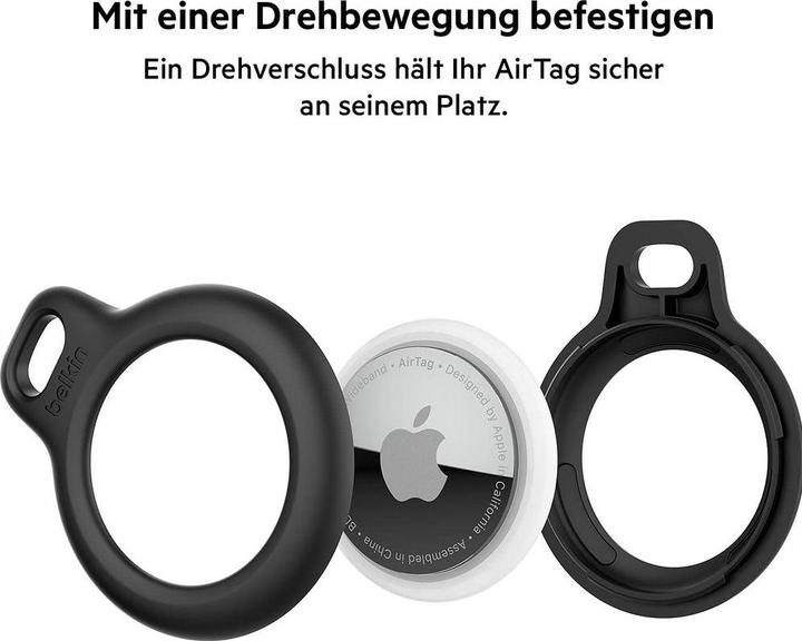 Produktbild Belkin AirTag Schlüsselanhänger 2er Set