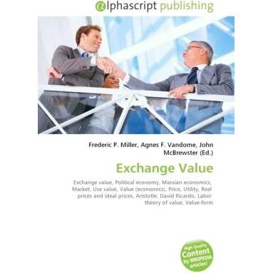 Exchange Value, Fachbücher von Agnes F. Vandome, Frederic P. Miller, John McBrewster