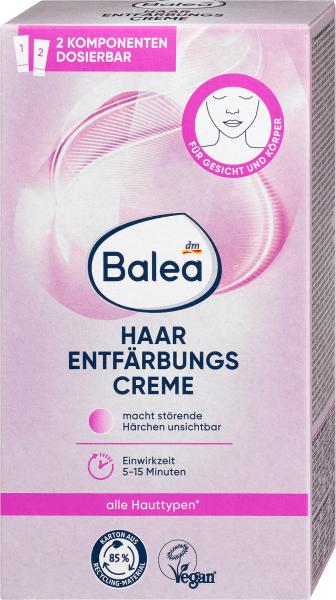 Actual product image dm Balea Hair removal cream