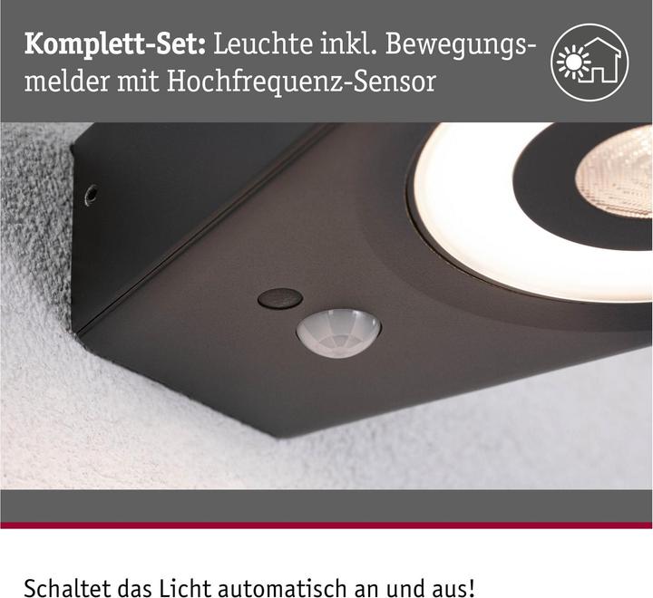 Actual product image Paulmann Silma outdoor wall light (600 lm, IP44)