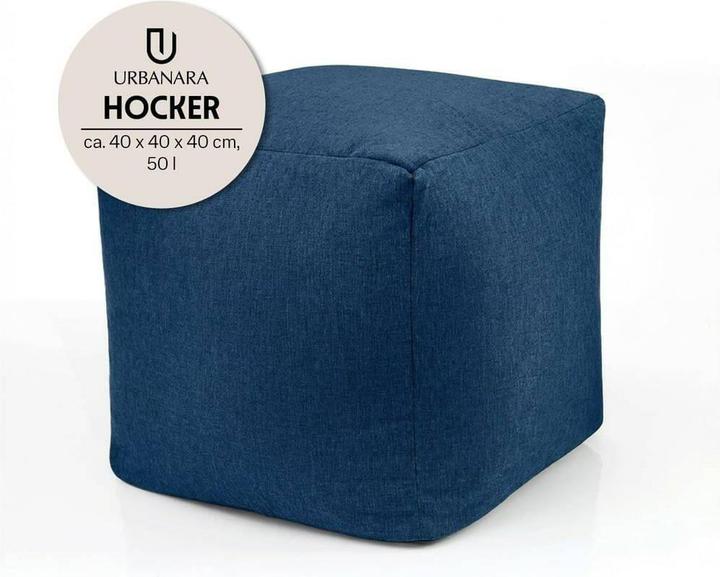 Produktbild Urbanara Hocker Basic-Comfort 85 l, Blau