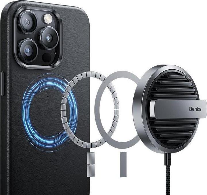 Produktbild Benks Vintage Kunstleder Hülle iPhone Pro Max (Apple iPhone 15 Pro Max)